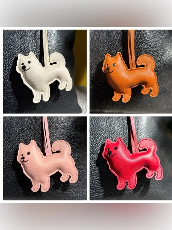 Shiba Inu Dog Bag Charm - Choice of One Purse Charm - Picture 1 of 9